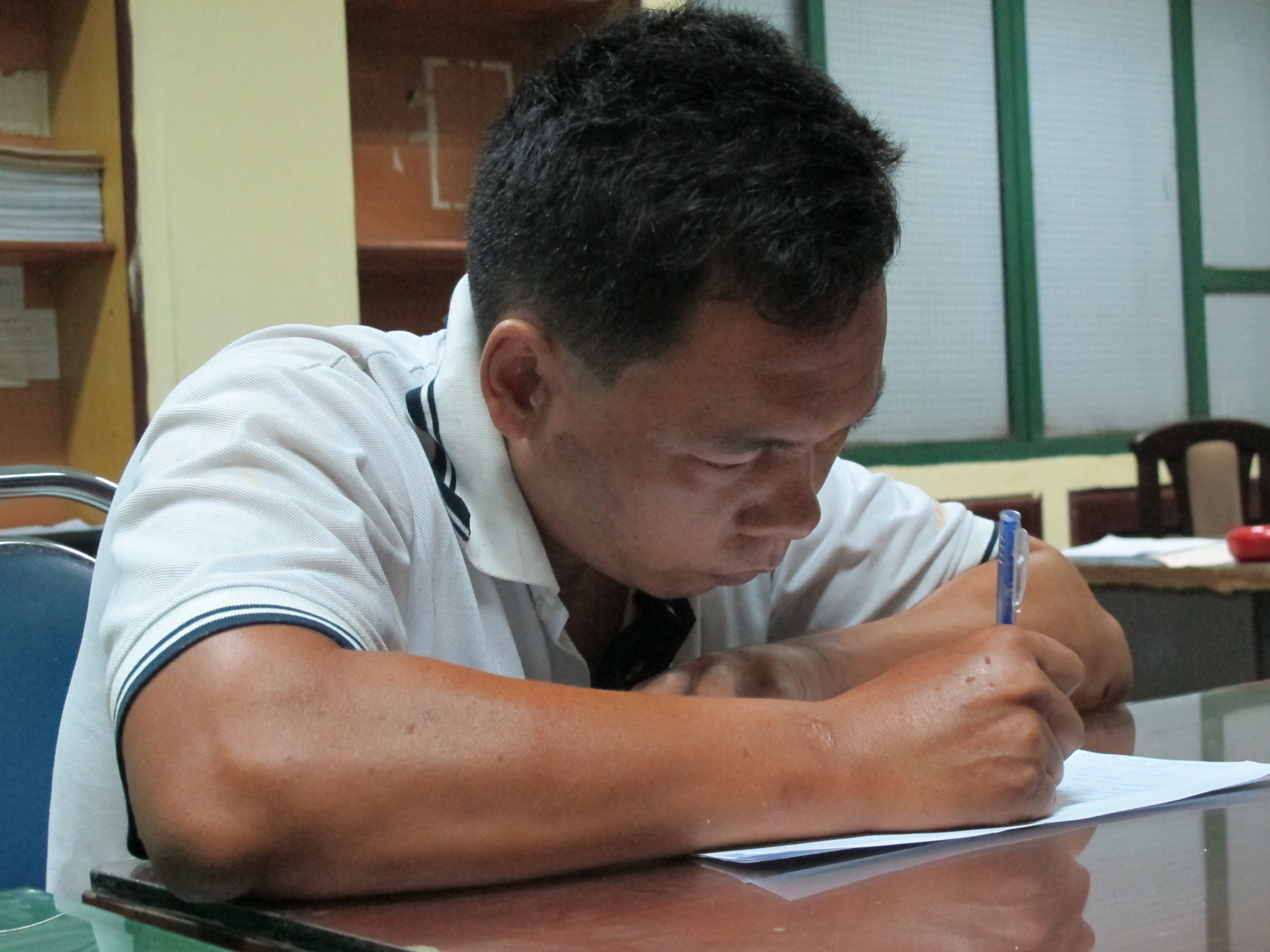 Quan Chí Hào tại c&ocirc;ng an