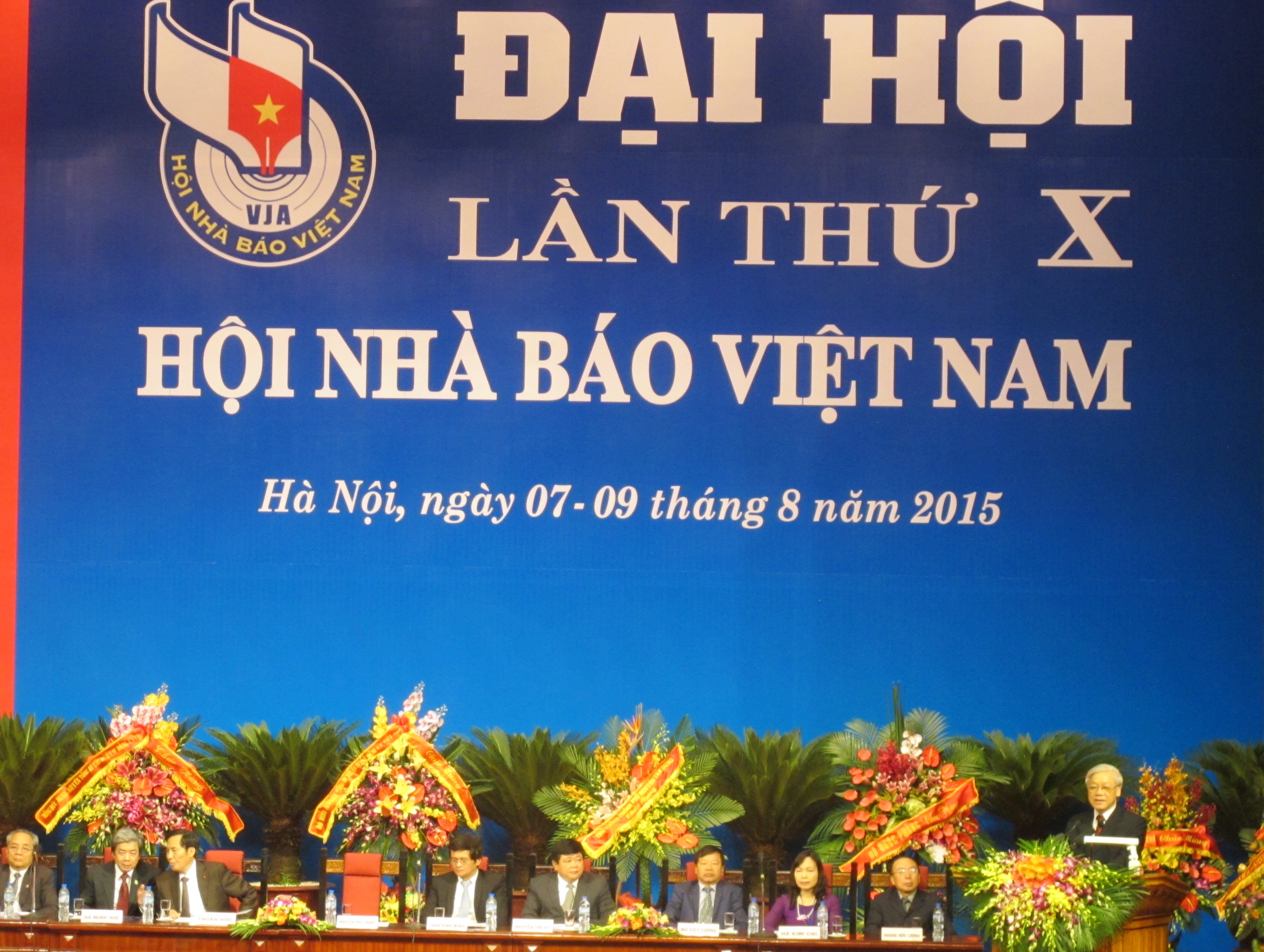Tổng B&iacute; thư Nguyễn Ph&uacute; Trọng ph&aacute;t biểu chỉ đạo tại Đại hội. ảnh: Văn Duẩn