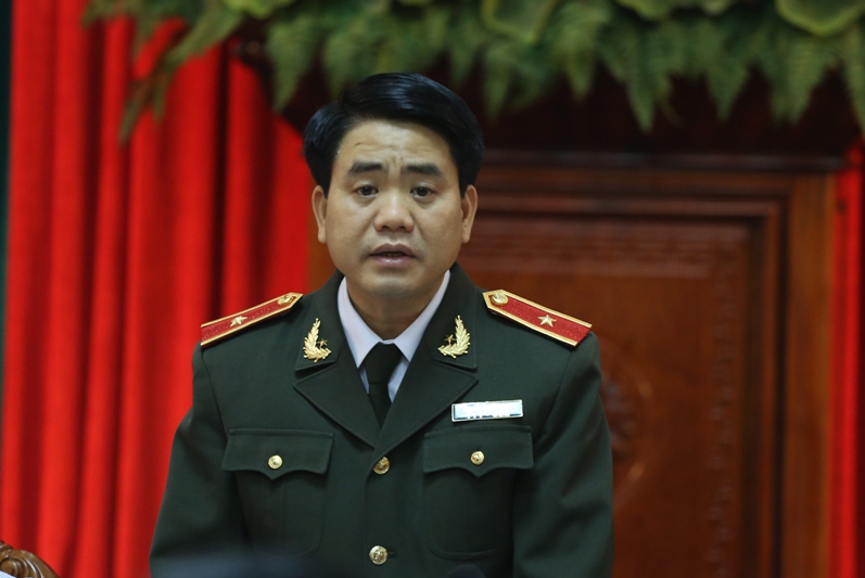 Gi&aacute;m đốc C&ocirc;ng an H&agrave; Nội, Thiếu tướng Nguyễn Đức Chung