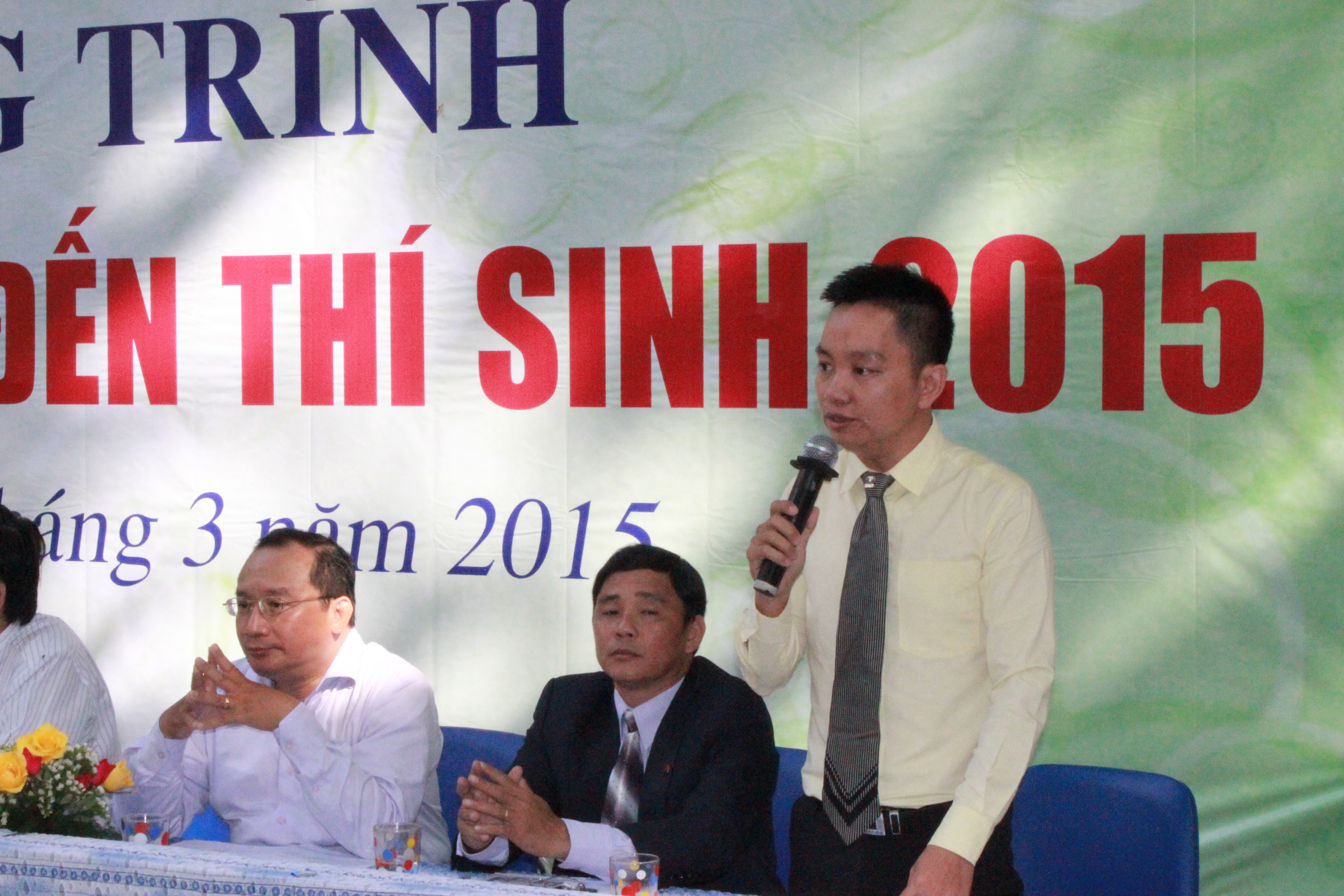 Thạc sĩ Tr&agrave; Thanh Trung, đại diện ĐH Quốc gia TP HCM
