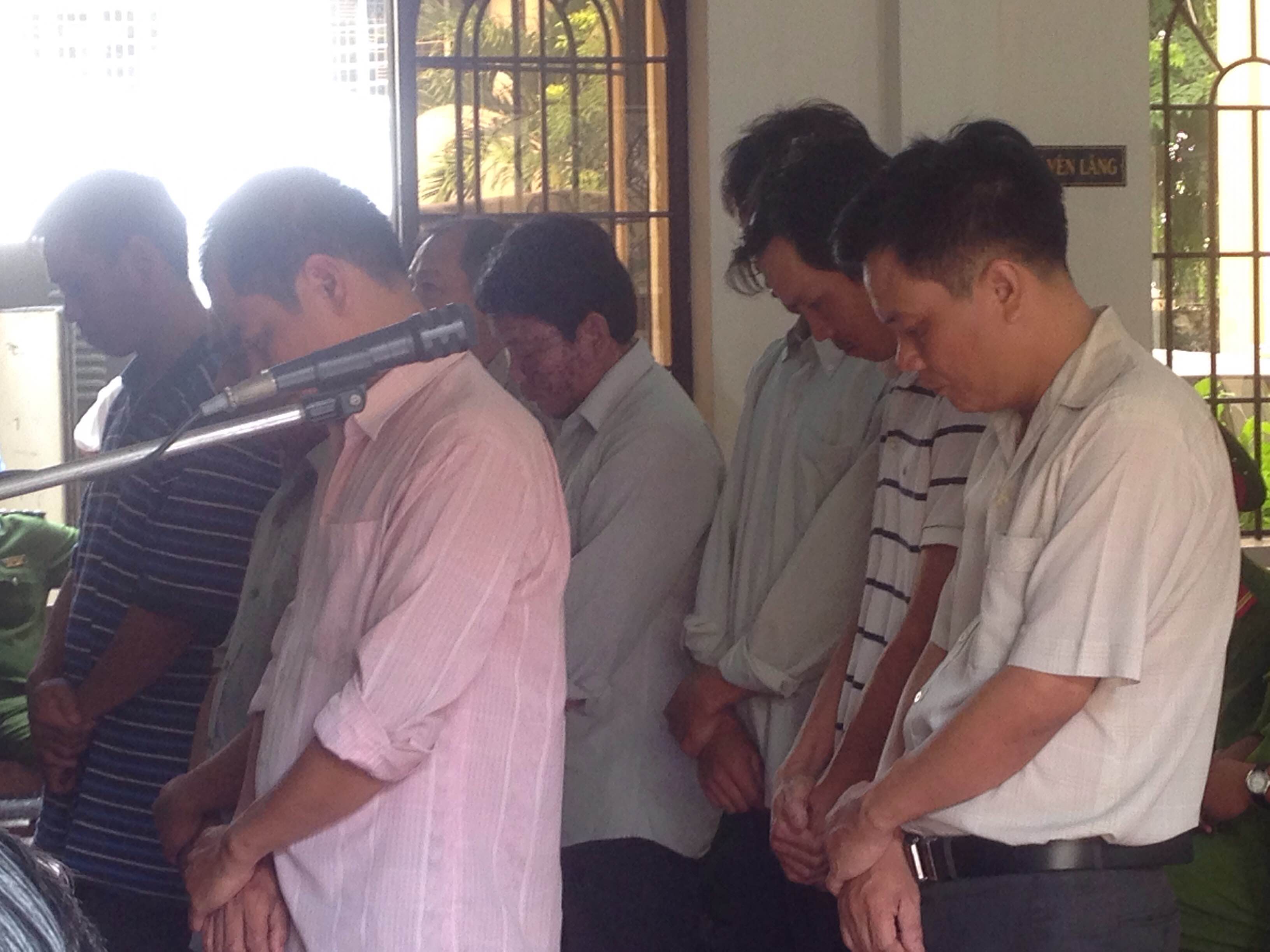 C&aacute;c bị c&aacute;o tại t&ograve;a