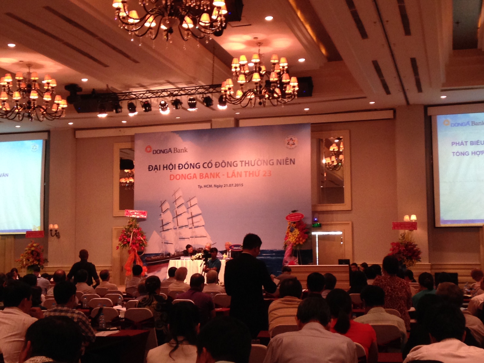 Đại hội cổ đ&ocirc;ng năm 2015 của DongA Bank vừa diễn ra nhưng cũng chưa đề cập việc thay đổi nh&acirc;n sự