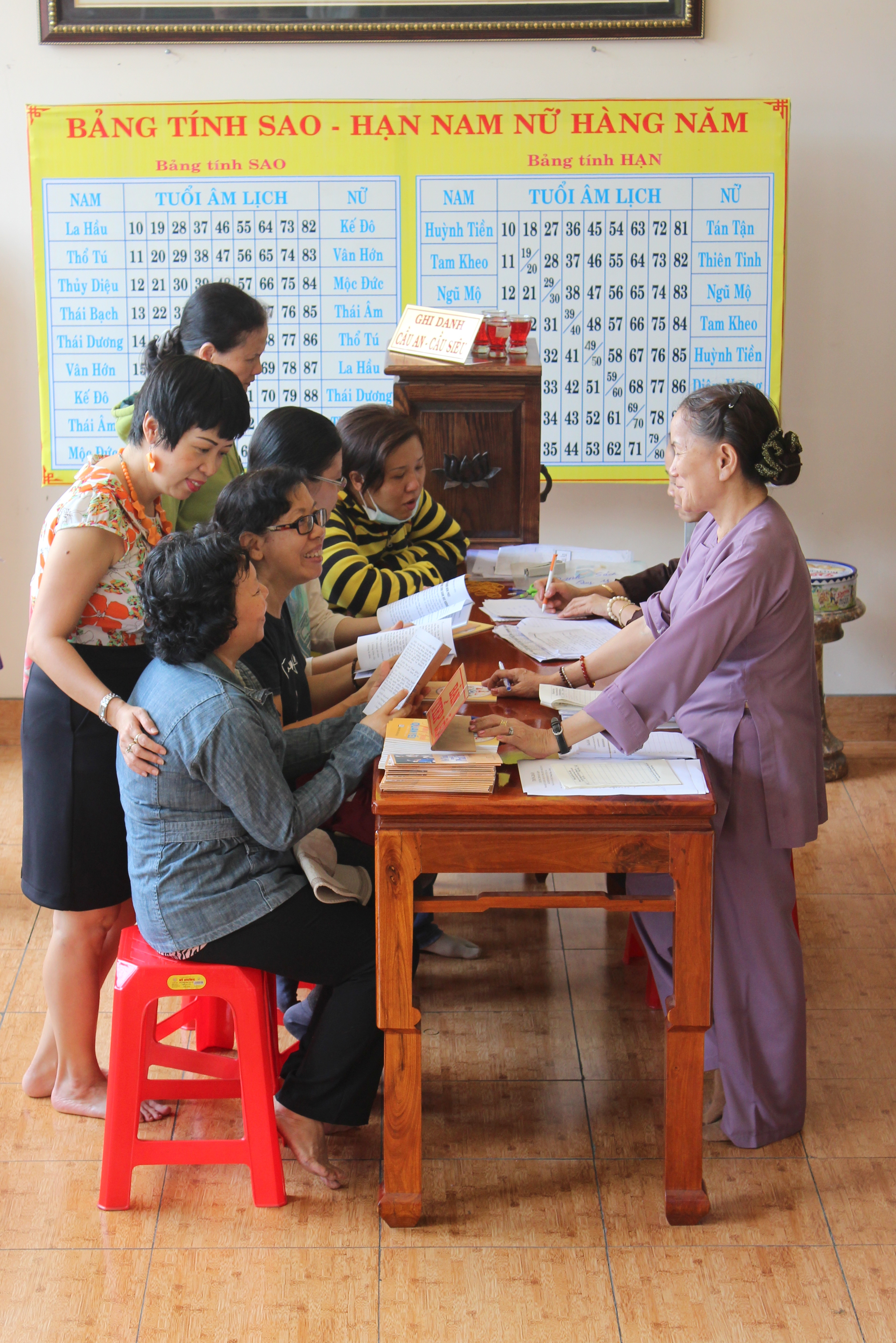 Ghi danh cầu an, cầu si&ecirc;u tại ch&ugrave;a Bồ Đề