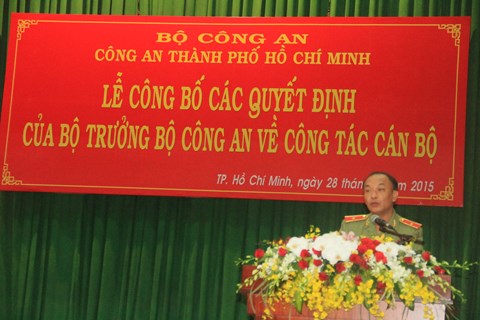 TP HCM có Giám đốc Công an mới