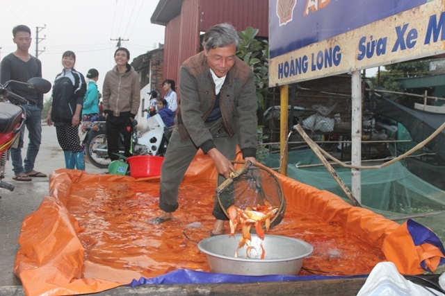 C&aacute; ch&eacute;p tiễn &ocirc;ng C&ocirc;ng, &ocirc;ng T&aacute;o về trời ở  l&agrave;ng T&acirc;n Cổ, x&atilde; Quảng T&acirc;n.