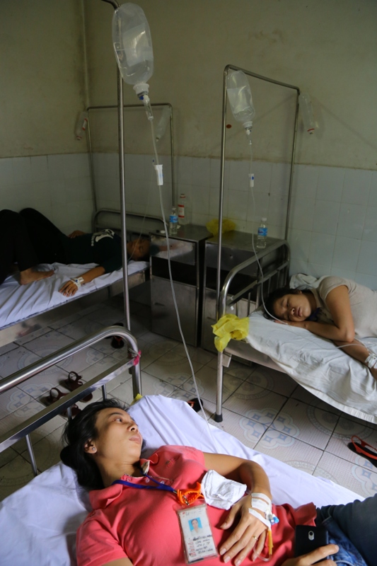 Nhiều c&ocirc;ng nh&acirc;n kh&oacute;c v&igrave; sợ h&atilde;i
