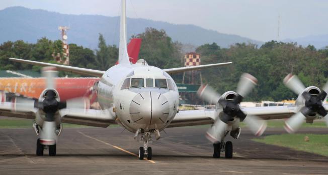 Japan Maritime Self-Defense Force P-3C surveillance plane touches down at an airport in Puerto Princesa on the western provincial island of Palawan, Philippines, following a training flight in a joint military exercise with the Philippines Navy. A tiny military exercise in the Philippines may presage something much bigger: the entry of Japan into the tussle for control of the South China Sea. The Japanese surveillance plane and 20 troops are training with a small Philippine plane and patrol ship off the coast of Palawan, a strategically important island not far from the contested islands claimed by several countries including China, the Philippines.