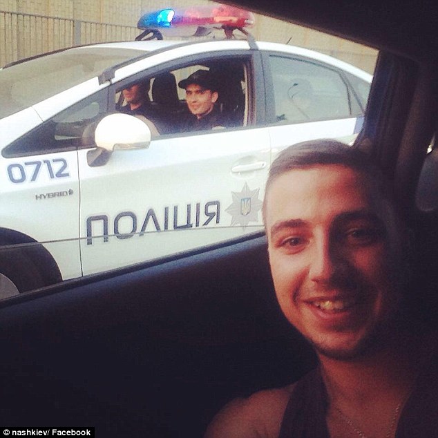 Positive: While videos of traffic cops taking bribes used to be common in Ukraine, they have now been replaced with images such as this one