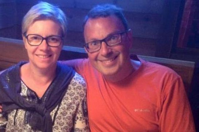 Couple: David Steiner, 42, and his wife, Ornella Steiner, 5, died during an afternoon hike across the searing New Mexico desert