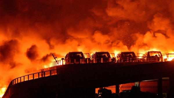 Explosions in China
