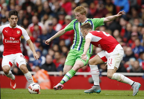 Kevin de Bruyne chơi x&ocirc;ng x&aacute;o trong th&agrave;nh phần Wolfsburg