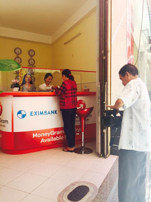 Eximbank chi trả kiều hối tại Kiên Giang