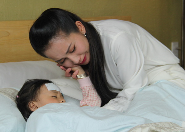 Kim Hiền trong phim Góc khuất số phận - một vai diễn đang được khán giả yêu thích