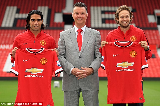 Falcao và Blind, 2 trong số những hợp đồng lớn của M.U mùa qua