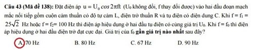 M&atilde; đề 138 bị