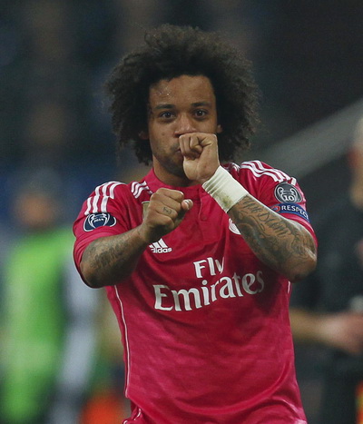 Marcelo và niềm vui ghi bàn