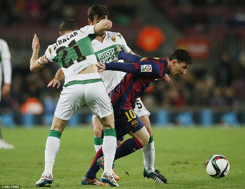 Messi cũng lên tiếng trong chiến thắng đậm đà nhất lượt đi vòng 1/8 Cúp Nhà vua