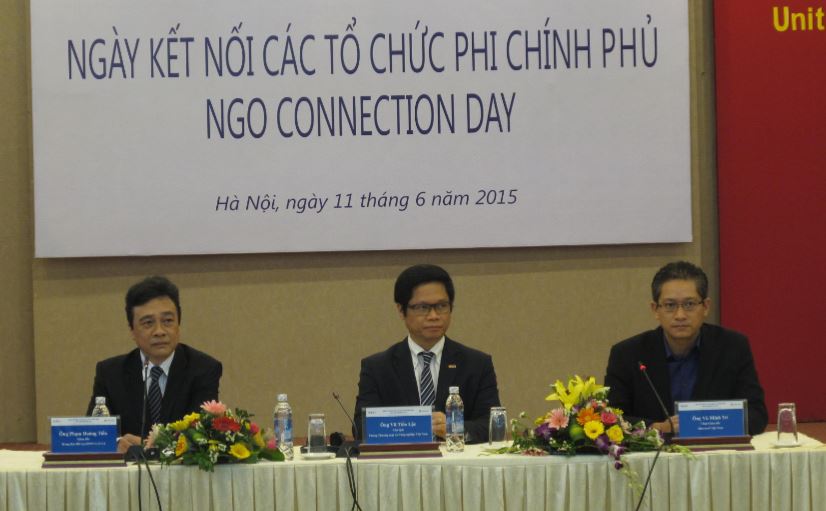 Ng&agrave;y hội kết nối c&aacute;c tổ chức phi Ch&iacute;nh phủ (NGO) diễn ra v&agrave;o s&aacute;ng 11-6