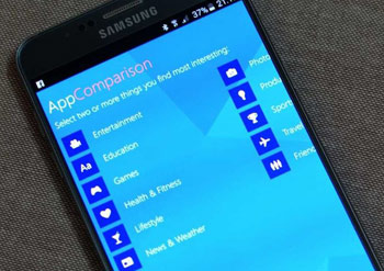 Kiểm tra ứng dụng Android có trên Windows 10 với AppComparison