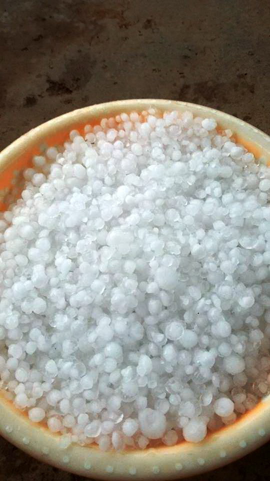 Mưa đá tiếp tục “giáng” xuống Đà Lạt