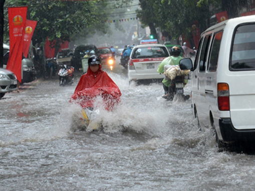 Miền Bắc mưa to đến rất to dịp 2-9