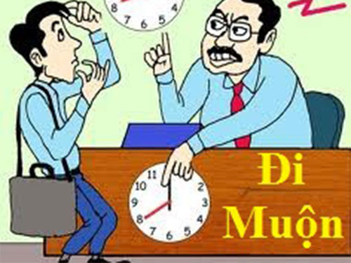 Đi trễ là bị trừ lương