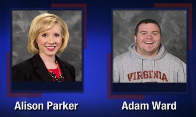 Nữ phóng viên Alison Parker và quay phim Adam Ward. Ảnh: Reuters