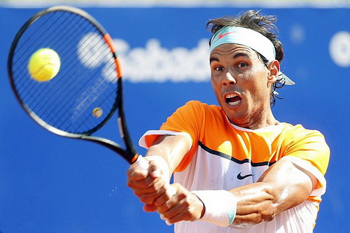 Neymar "tự sướng" cùng Nadal ở Barcelona Open