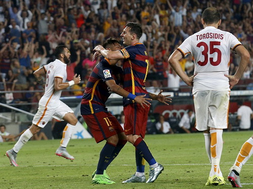 Neymar v&agrave; Messi trở lại, Barcelona v&ocirc; địch Joan Gamper Cup