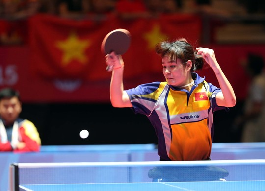 Nguyễn Thị Nga lần đầu vào bán kết SEA Games - ẢNH: QUANG LIÊM