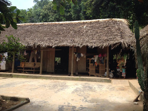 Căn nh&agrave; của người anh m&agrave; chị Nguyễn Thị H&aacute;n đang t&aacute; t&uacute;c
