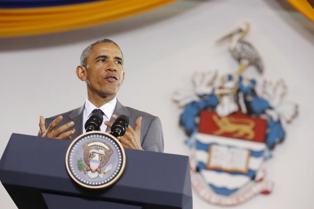 &ldquo;Việc Philippines hay Việt Nam kh&ocirc;ng lớn bằng Trung Quốc kh&ocirc;ng c&oacute; nghĩa l&agrave; họ bị đẩy sang một b&ecirc;n&rdquo; &ndash; &Ocirc;ng Obama nhấn mạnh. Ảnh: Reuters