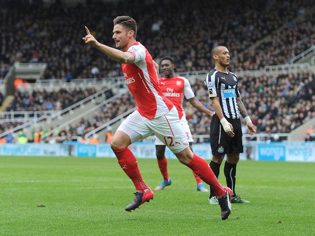 Oliver Giroud sẽ giúp Arsenal đánh bại Newcastle?