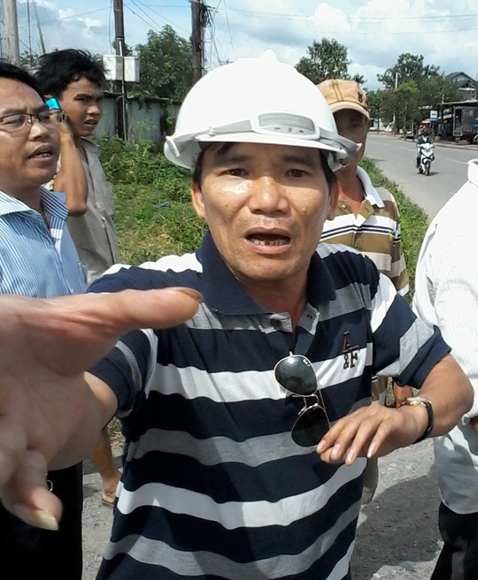 Dựng lại hiện trường vụ người của UDIC đánh phóng viên