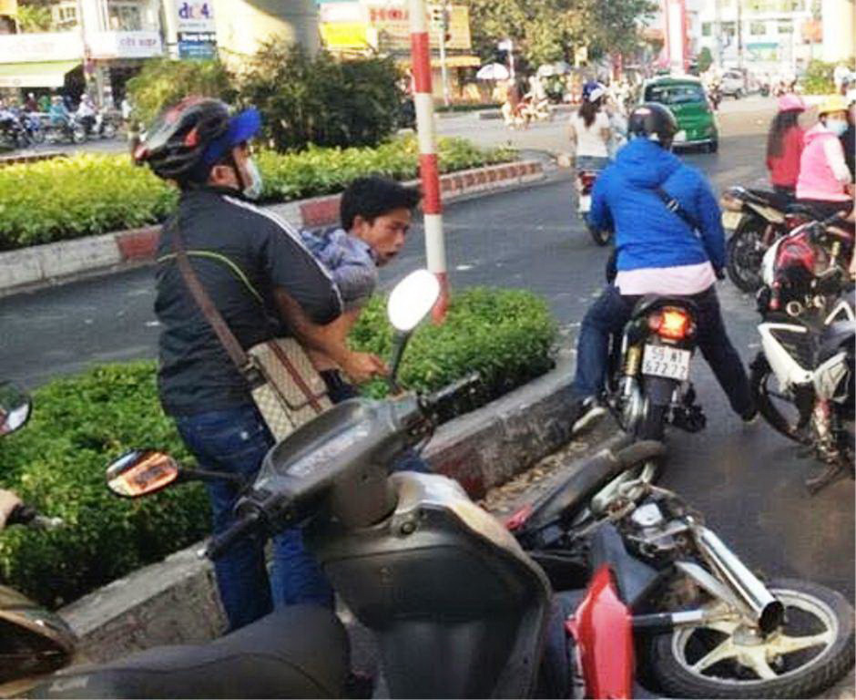 “Hiệp sĩ” TP HCM trong một lần bắt tội phạm