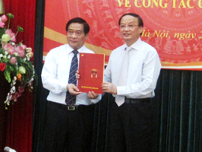 Nhân sự mới Ban Nội chính Trung ương