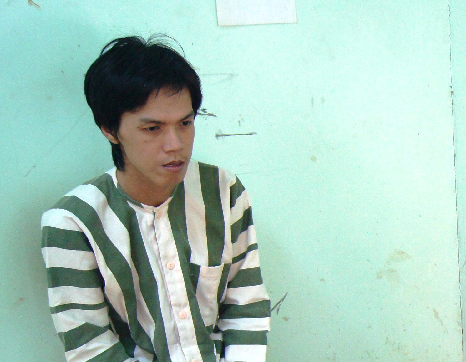 Nguyễn Minh Phương tại cơ quan C&ocirc;ng an.