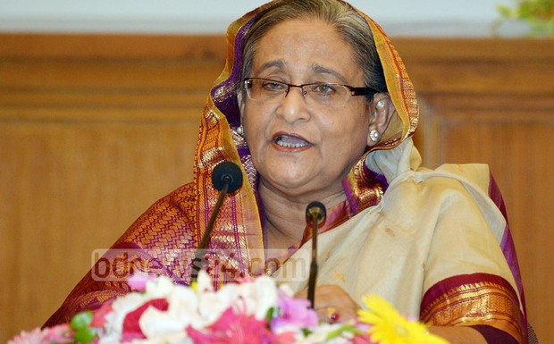 Nữ Thủ tướng Bangladesh Sheikh Hasina. Ảnh: bdnews24