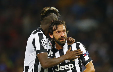 Niềm vui của họ l&agrave; nỗi buồn của Pogba v&agrave; Pirlo b&ecirc;n ph&iacute;a Juvnetus