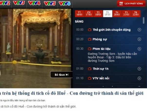 VTV lại bị bắt giò đọc nhầm. Ảnh Internet