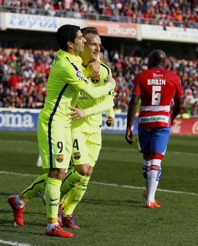 Niềm vui chiến thắng của Barcelona