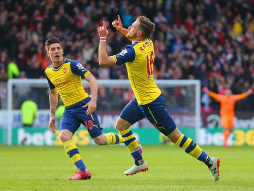 Niềm vui chiến thắng của Arsenal