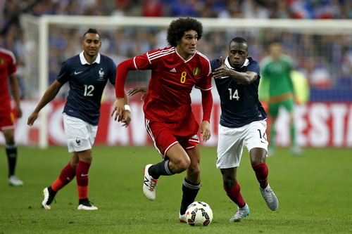 Fellaini lập cú đúp, Bỉ đánh bại tuyển Pháp tại Stade de France