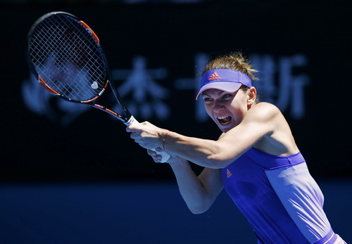 Simona Halep dễ d&agrave;ng v&agrave;o tứ kết