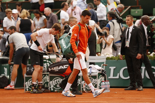 Ho&atilde;n trận b&aacute;n kết thứ nh&igrave; Murray - Djokovic
