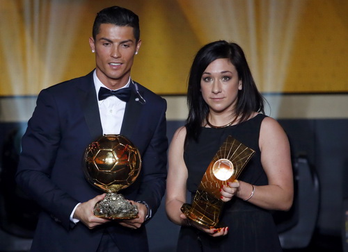 Hai Quả bóng vàng Cristiano Ronaldo và Nadine Kessler