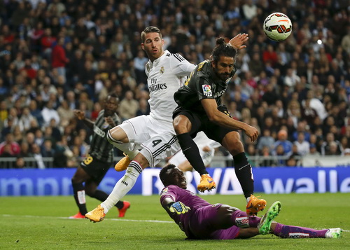 Sergio Ramos mở tỉ số cho Real Madrid