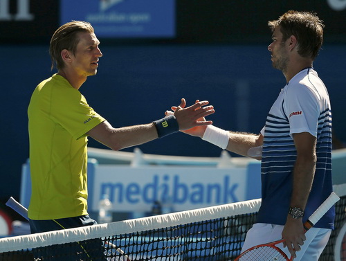 Wawrinka vượt qua Jarkko Nieminen