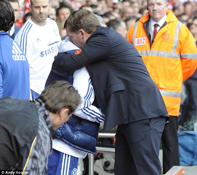 HLV Mourinho và Rodgers từng có thời gian thân thiết nhau