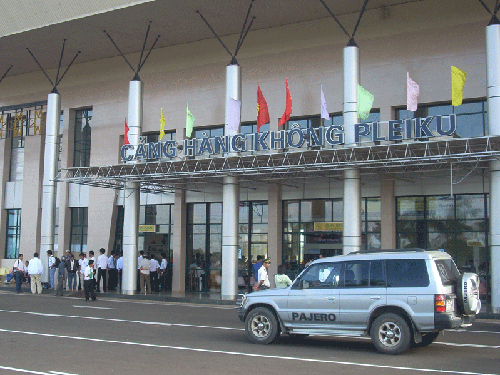 Cảng h&agrave;ng kh&ocirc;ng Pleiku - Ảnh: B&aacute;o Gia Lai